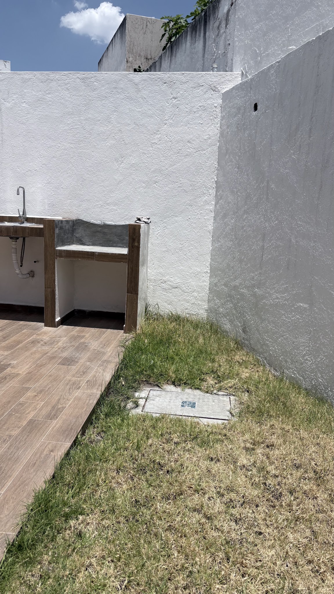 Patio residencial moderno