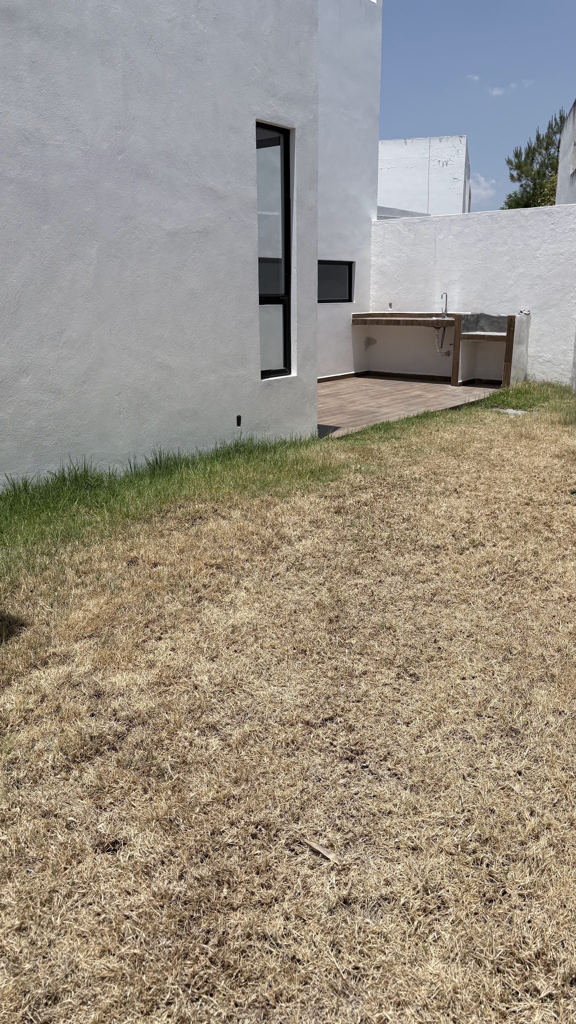 Terraza de propiedad moderna